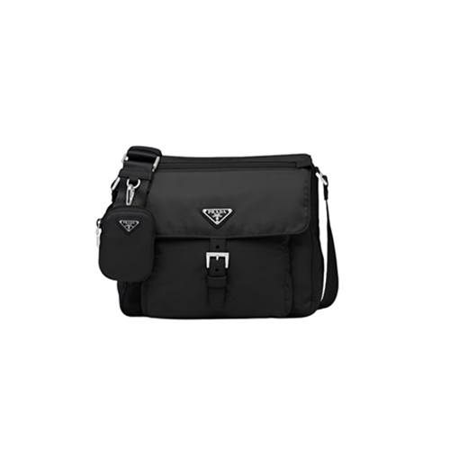 PRADA-1BD994 프라다 블랙 리나일론 숄더백