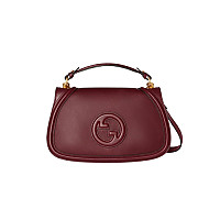 GUCCI-815716 1000 구찌 블랙 가죽 구찌 블론디 미디엄 탑 핸들백