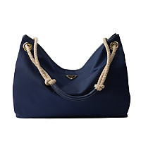 PRADA-1BC244 프라다 블랙 마리너 리나일론 라지 숄더백