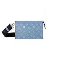 LOUIS VUITTON-M83384 루이비통 네이비 모노그램 섀도우 가스통 웨어러블 월릿