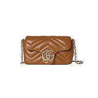 GUCCI-841290 9050 구찌 화이트 가죽 GG 마몽 미니 숄더백