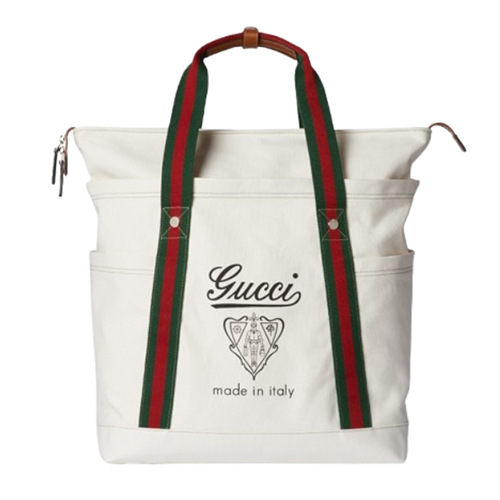 GUCCI-816863 9042 구찌 오프화이트 프린트 캔버스 라지 토트백