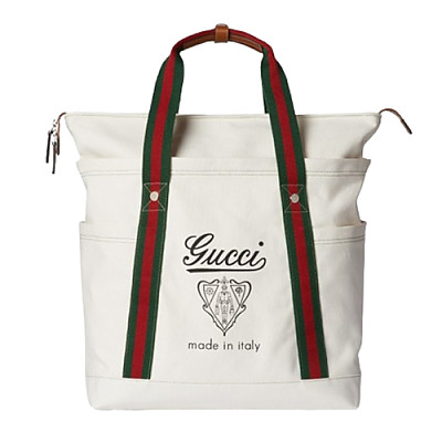 GUCCI-816863 9042 구찌 오프화이트 프린트 캔버스 라지 토트백