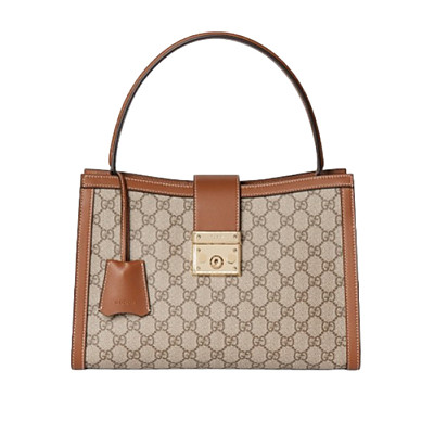 GUCCI-838991 9758 구찌 베이지 패들락 라지 탑 핸들백