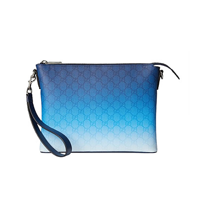 GUCCI-835692 8475 구찌 그라데이션 블루 구찌 크로마 미디엄 파우치