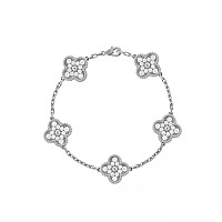 VAN CLEEF ARPELS-VCARP2 반클리프 로즈 골드/블랙 다이아몬드 빈티지 알함브라 브레이슬릿
