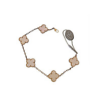 VAN CLEEF ARPELS-VCARP2 반클리프 로즈 골드/블랙 다이아몬드 빈티지 알함브라 브레이슬릿