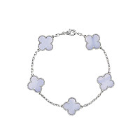 VAN CLEEF ARPELS-VCARP2 반클리프 로즈 골드/블랙 다이아몬드 빈티지 알함브라 브레이슬릿