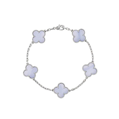 VAN CLEEF ARPELS-VCARP2 반클리프 로즈 골드/블랙 빈티지 알함브라 브레이슬릿