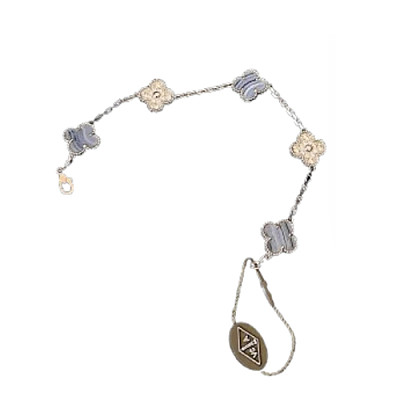 VAN CLEEF ARPELS-VCARP2 반클리프 로즈 골드/블랙 빈티지 알함브라 브레이슬릿