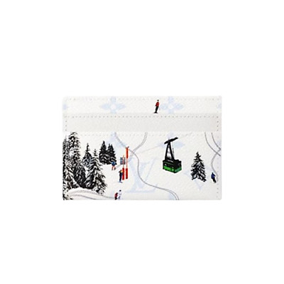 LOUIS VUITTON-M12839 루이비통 그린 모노그램 더블 카드 홀더