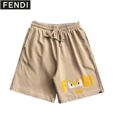 FENDI-07143 펜디 다크 그레이 패치 장식 스웨트쇼츠 남여공용