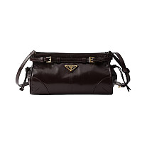 [正品1:1]PRADA-1BH215 프라다 블랙 스몰 나파가죽 탑 핸들백 26cm