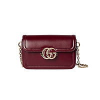 GUCCI-826761 6207 구찌 레드 GG 캔버스 구찌 고 스몰 숄더백
