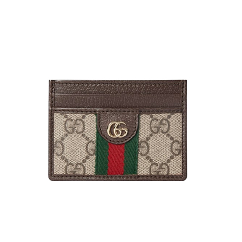 GUCCI-838486 9746 구찌 오피디아 베이지/브라운 카드 케이스