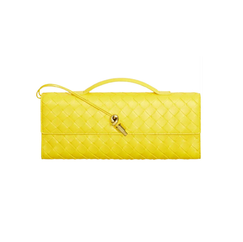 BOTTEGA VENETA-741511 보테가 베네타 엘로우 안디아모 클러치