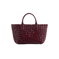 BOTTEGA VENETA-717712 보테가 베네타 화이트 미니 까바