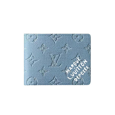 LOUIS VUITTON-N00142 루이비통 블루/그린 다미에 헤리티지 멀티플 월릿