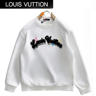 LOUIS VUITTON-081710 루이비통 블랙 패치 장식 스웨트셔츠 남성용