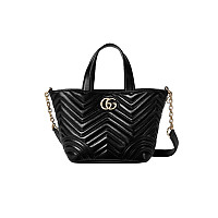 GUCCI-847386  9050 구찌 화이트 GG 마몽 스몰 토트백