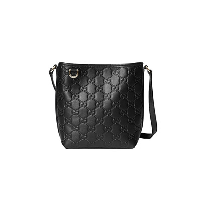GUCCI-847090 1000 구찌 블랙 GG 엠블럼 나노 버킷백