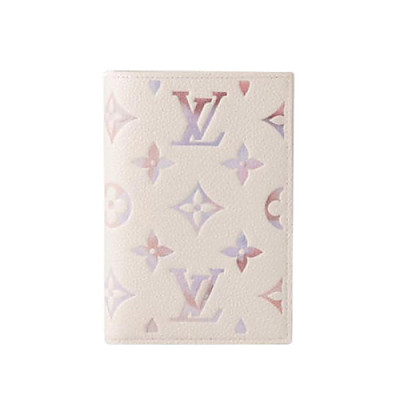 LV-M83519 루이비통 모노그램 여행스티커 패스포트 커버 지갑 10cm