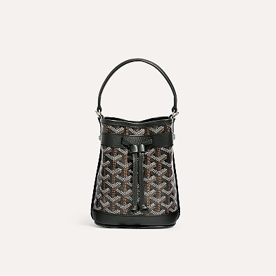 [스페셜오더]GOYARD-01CL01P 고야드 PETIT FLOT 쁘띠 플롯 버킷백 블랙 미니