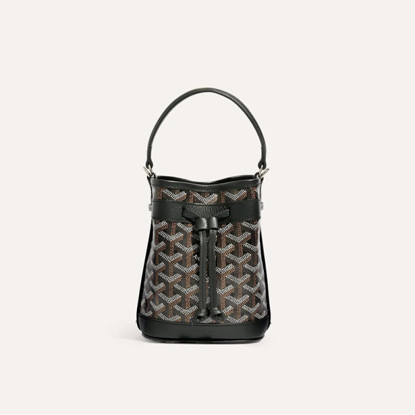 [스페셜오더]GOYARD-01CL01P 고야드 PETIT FLOT 쁘띠 플롯 버킷백 블랙 미니