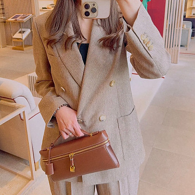 [스페셜오더]Loro Piana-FAQ2609 로로피아나 엑스트라 클러치 L29 번트 탠