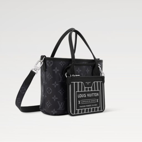 [스페셜오더]LOUIS VUITTON-M51210 루이비통 네버풀 반둘리에 인사이드 아웃 BB 블랙 (양면으로 사용가능)