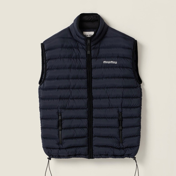 MIUMIU-10271112 미우미우 2025년 신상 경량 패딩 조끼 여성용 오버사이즈(2컬러)