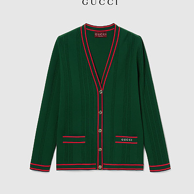 GUCCI-691714 구찌 스트레치 비스코스 자수 가디건 여성용(2컬러)