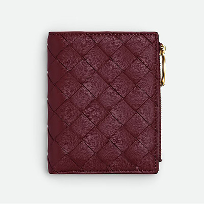 BOTTEGA VENETA-742330 보테가 베네타 프레쉬 민트 스몰 인트레치아토 폴더형 지퍼 지갑
