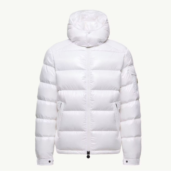 MONCLER-A53600539ZD 몽클레어 Maya 마야 매트 쇼트 다운 재킷 화이트 남성용