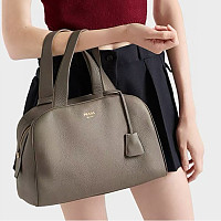 [스페셜오더]PRADA-1BB148 프라다 라지 가죽 탑 핸들 백 블랙