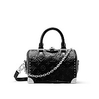 LOUIS VUITTON-M58951 루이비통 블랙 모노그램 앙프렝뜨 스피디 반둘리에 25