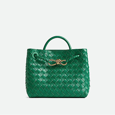 [스페셜오더]BOTTEGA VENETA-743568 보테가 베네타 정글(그린) 안디아모 스몰 탑 핸들 백 25CM(766014 동일제품)