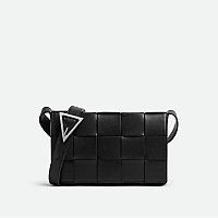 [스페셜오더]BOTTEGA VENETA-708768 보테가 베네타 그린/블랙 인트레치오 위빙 카세트백 23CM