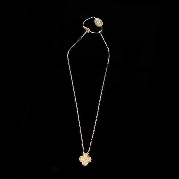 [스페셜오더]VAN CLEEF ARPELS-6120 반클리프 골드 올큐빅 알함브라 펜던트