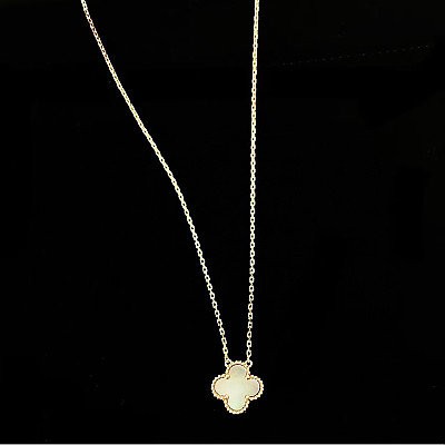 [스페셜오더]VAN CLEEF ARPELS-6120 반클리프 골드&그레이 그린 알함브라 펜던트