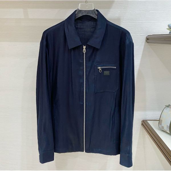 Loro Piana-03252 로로피아나 2026 봄 신상 올드머니 스타일 스탠드칼라 자켓 남성용