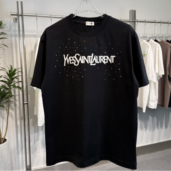 SAINT LAURENT-041411 생로랑  2026SS 남녀공용 반팔 티셔츠