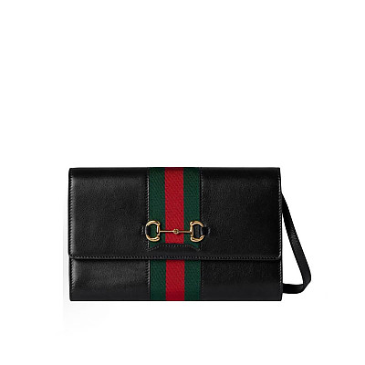 [스페셜오더]GUCCI ‎867120 AAGOQ 1057 구찌 홀스빗 웹 스트랩 지갑