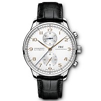 [ZF][스페셜오더]IWC-IW371447 아이더블유씨 포르투기저 크로노그래프 스틸 블랙다이얼 이미테이션시계41mm