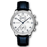 [ZF][스페셜오더]IWC-IW371447 아이더블유씨 포르투기저 크로노그래프 스틸 블랙다이얼 이미테이션시계41mm