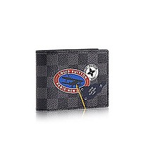 LOUIS VUITTON-M69408 루이비통 블랙 모노그램 마카사르 멀티플 월릿