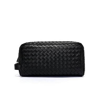 [스페셜오더]BOTTEGA VENETA-244706 보테가 베네타 그레이 인트레치아토 뷰티 케이스