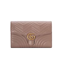 [스페셜오더]GUCCI-498079 1000 구찌 블랙 GG 마몽 마틀라세 이미테이션클러치