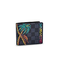 LOUIS VUITTON-M69408 루이비통 블랙 모노그램 마카사르 멀티플 월릿