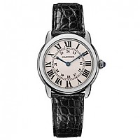 [스페셜오더]Cartier-까르띠에 롱드 루이 까르띠에 쿼츠 옐로우골드 레이디스 가죽스트랩 워치29mm